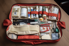 医疗包工具绷带摄影图4