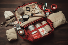 医疗包工具绷带摄影图8
