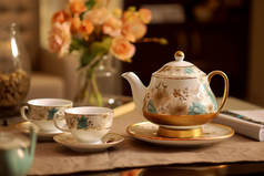 复古精美陶瓷茶具摄影图45