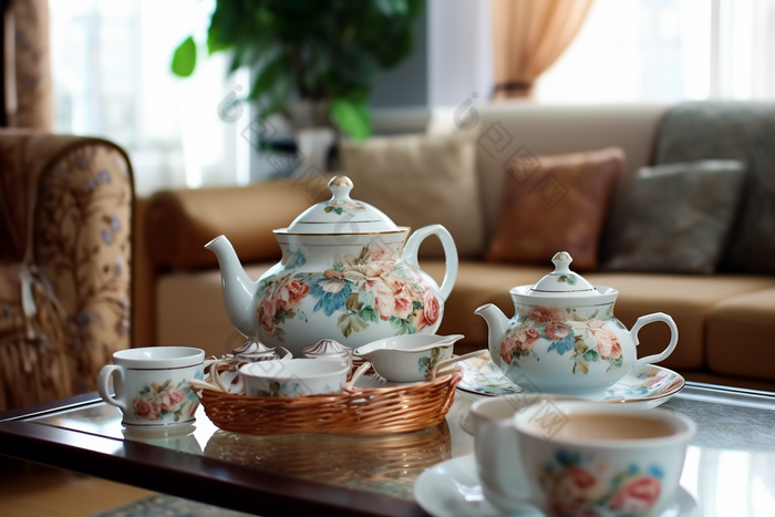 复古精美陶瓷茶具餐具壶