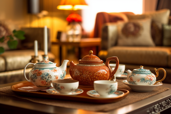 复古精美陶瓷茶具餐具杯