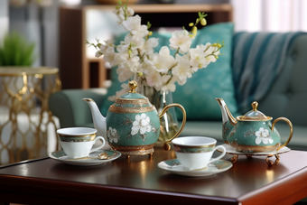 复古精美陶瓷茶具杯客厅