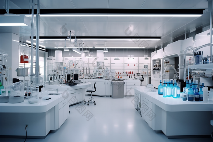 科学实验室场景宽敞实验中图片-包图网