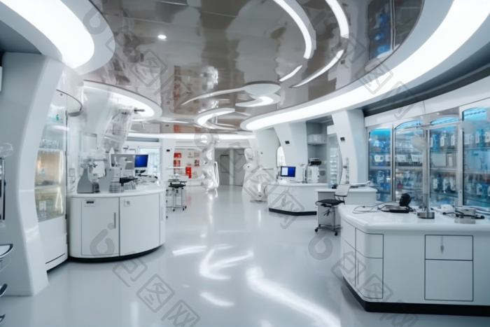 科学实验室场景摄影图图片-包图网