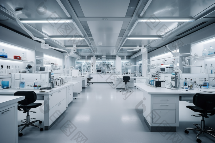 科学实验室场景摄影图图片-包图网