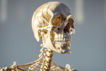 人体头骨骷髅医学模型摄影图40