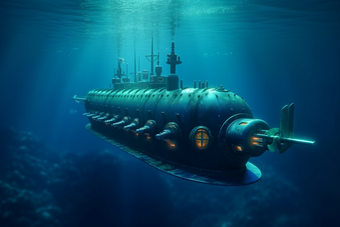 水下机器人潜艇摄影图42