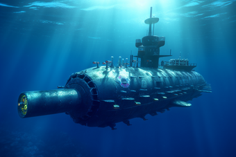 水下机器人潜艇摄影图30