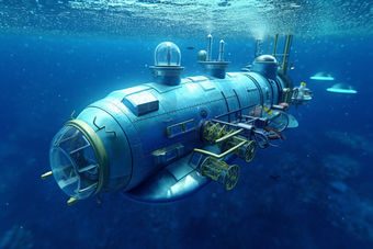 水下机器人潜艇摄影图28