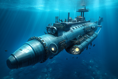 水下机器人潜艇摄影图40