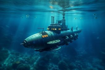 水下机器人潜艇摄影图26