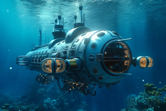 水下机器人潜艇摄影图25