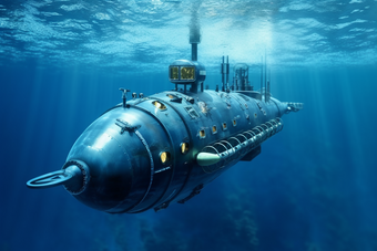 水下机器人潜艇摄影图32