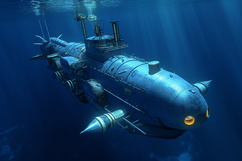 水下机器人潜艇摄影图38