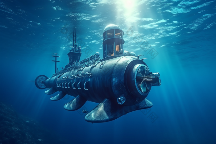 水下机器人潜艇摄影图43