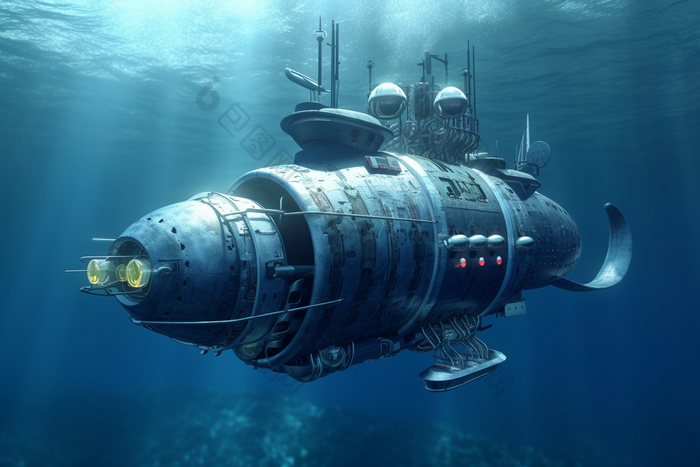 水下机器人潜艇引擎浮动