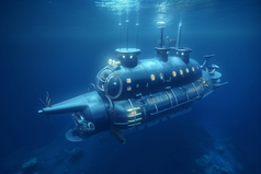 水下机器人潜艇摄影图17