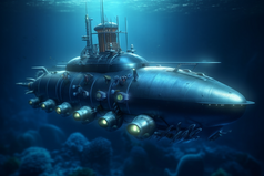 水下机器人潜艇摄影图19