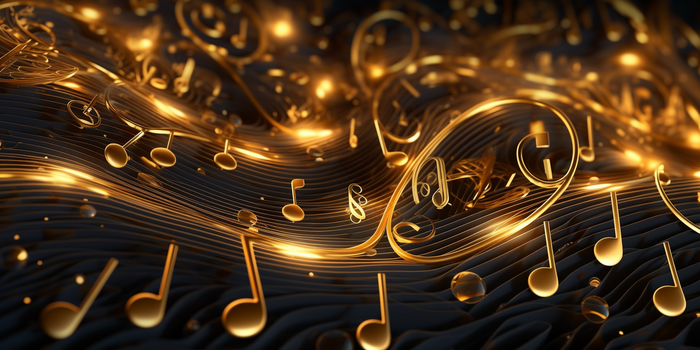 线条音波音浪音符