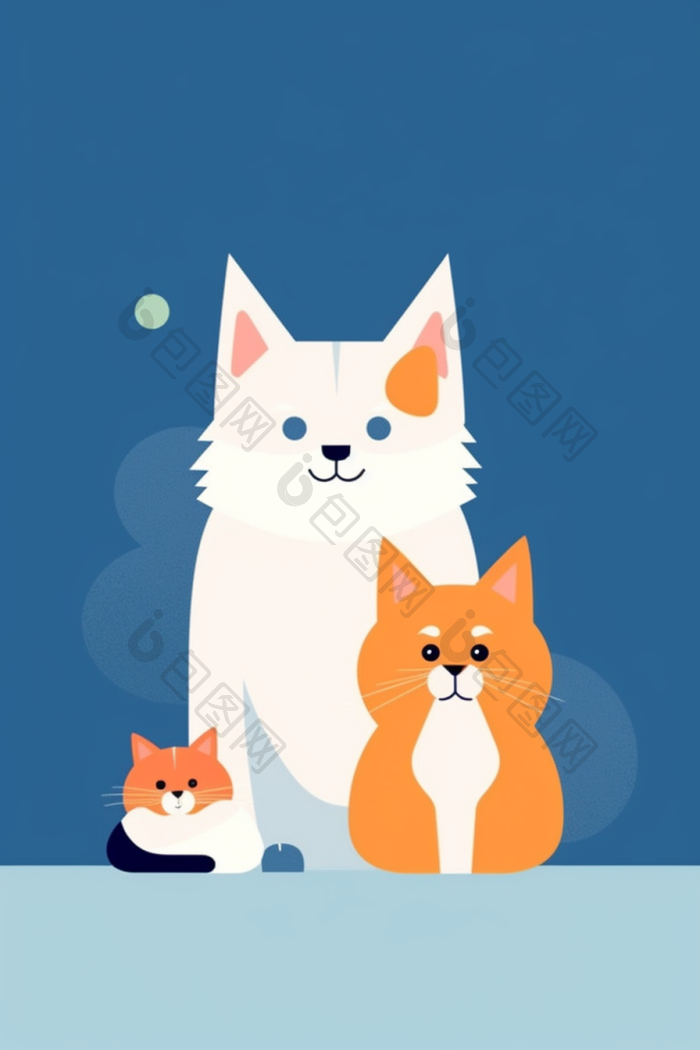 动物宠物猫狗png下载-包图网