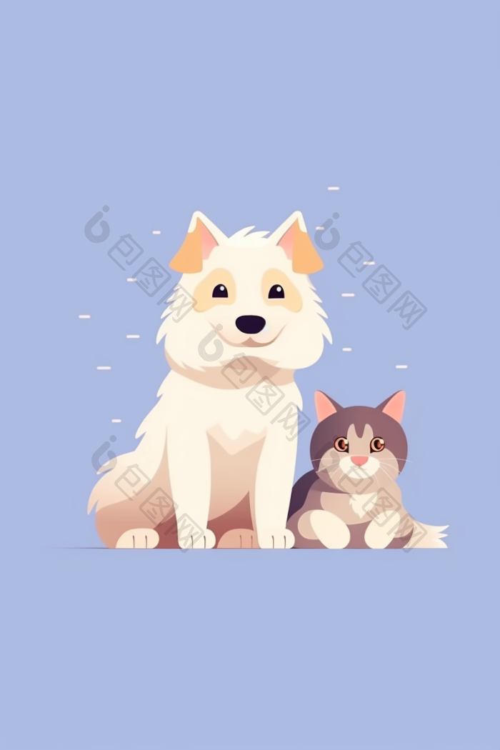 动物宠物猫狗png下载-包图网