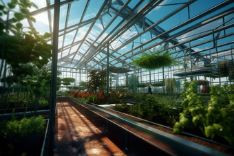 未来科技温室大棚绿植智能系统