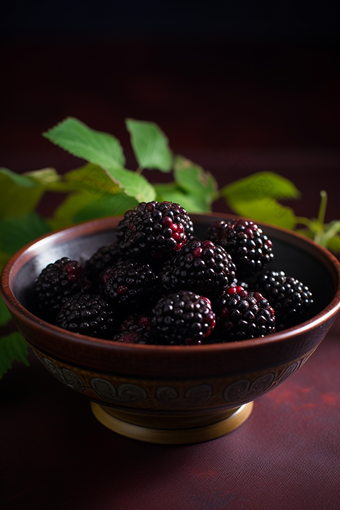 夏日的树莓水果望梅止渴桌子