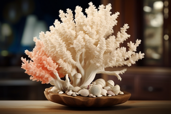 海洋贝壳珊瑚摆件摄影图26