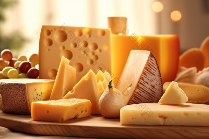 多样的奶酪多品种烘焙