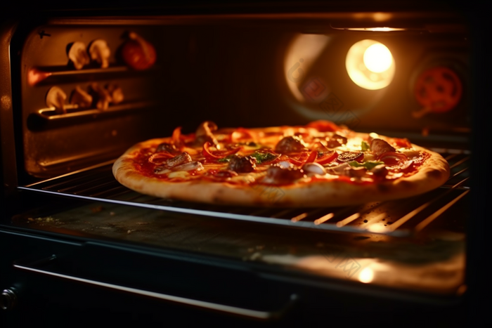 披萨烘焙时刻摄影图38