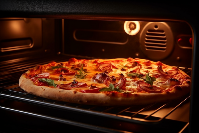 披萨烘焙时刻美味烤箱