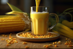 新鲜的玉米汁摄影图42