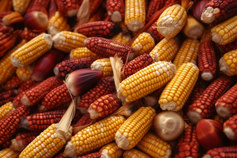 玉米农作物特写食物实拍