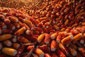 玉米农作物特写种子成熟
