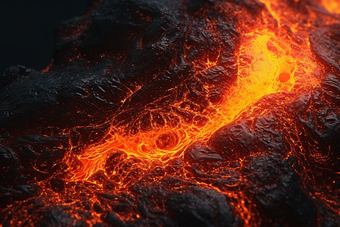火山爆发岩浆摄影图11