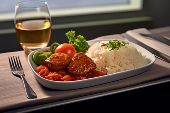 航空便当高清食物饭盒