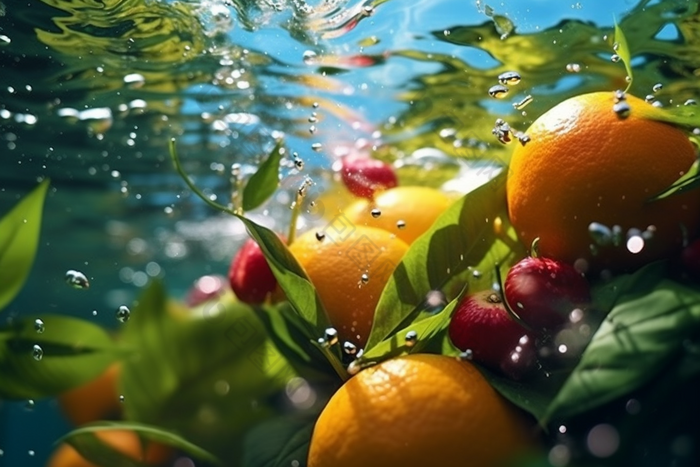 夏日缤纷水果落水营养清洗