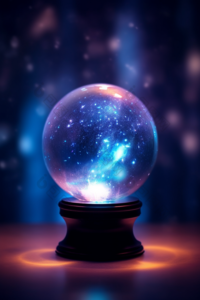 玻璃银河水晶球星系玻璃球
