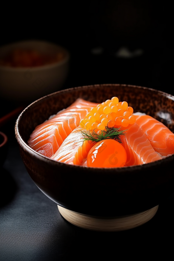 日本三文鱼高清特色营养