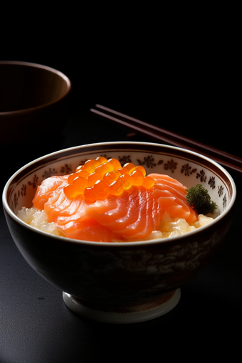 日本三文鱼高清国外食物