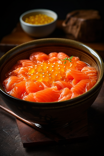 日本三文鱼高清食品特色