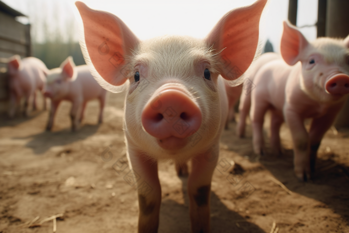 养猪场生产动物