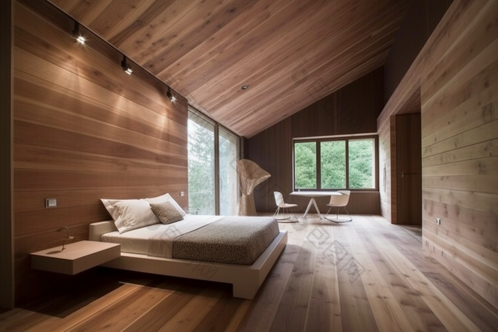 木制室内设计木地板木质结构
