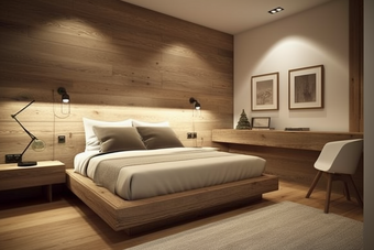 木制室内设计木地板房间