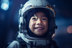 小男孩宇航员摄影图8