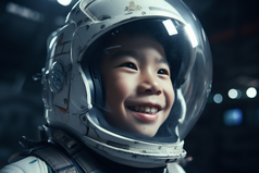 小男孩宇航员摄影图7