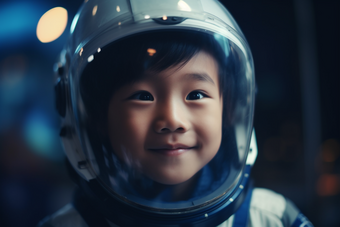 小男孩宇航员儿童航空