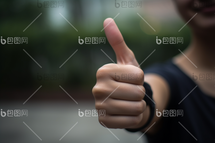 人物点赞手势表扬夸奖图片-包图网