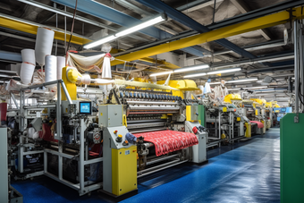 纺织厂生产车间技术工厂