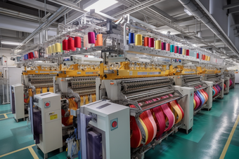 纺织厂生产车间工人自动
